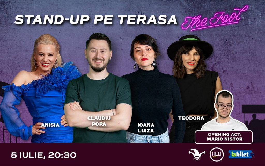 Stand-up comedy cu Ioana Luiza, Claudiu Popa, Teodora Nedelcu și Anisia Gafton