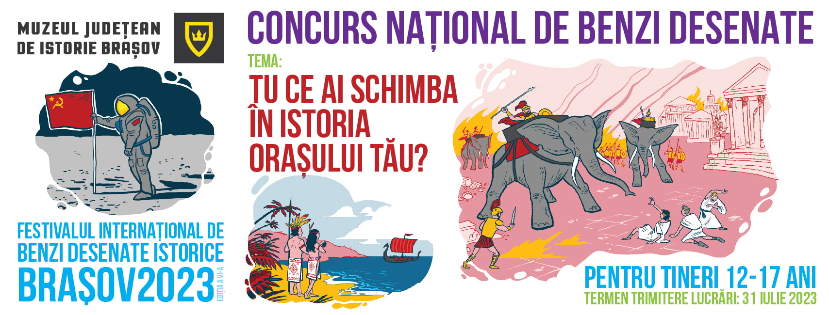 Concurs național de benzi desenate pentru tineri 12-17 ani