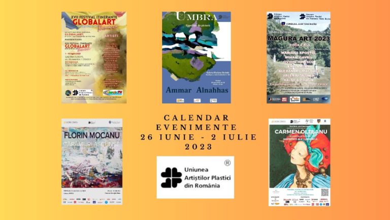 Noutăți din lumea artelor vizuale, recomandate de Uniunea Artiștilor Plastici din România