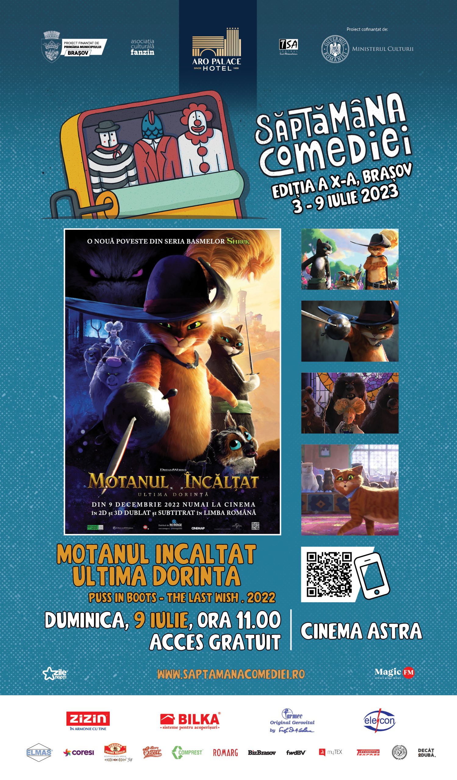 Filme la Săptămâna Comediei: Motanul încălțat: Ultima dorință 3D - Puss in Boots: The Last Wish (2022)