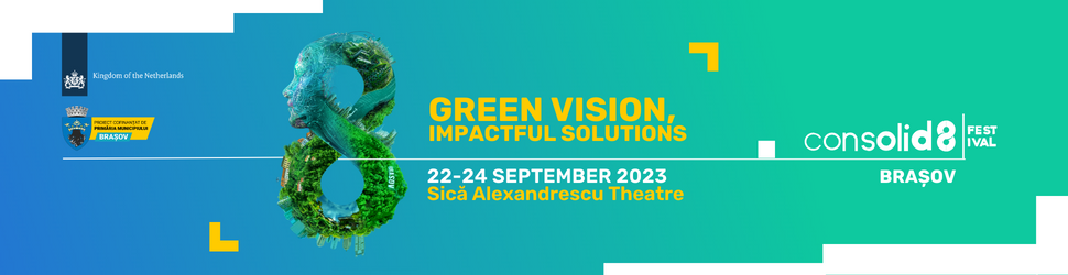 consolid8 Festival se întoarce la Brașov cu a doua ediție, Green Vision - Impactful Solutions, dedicată soluțiilor și proiectelor sustenabile pentru o dezvoltare urbană durabilă