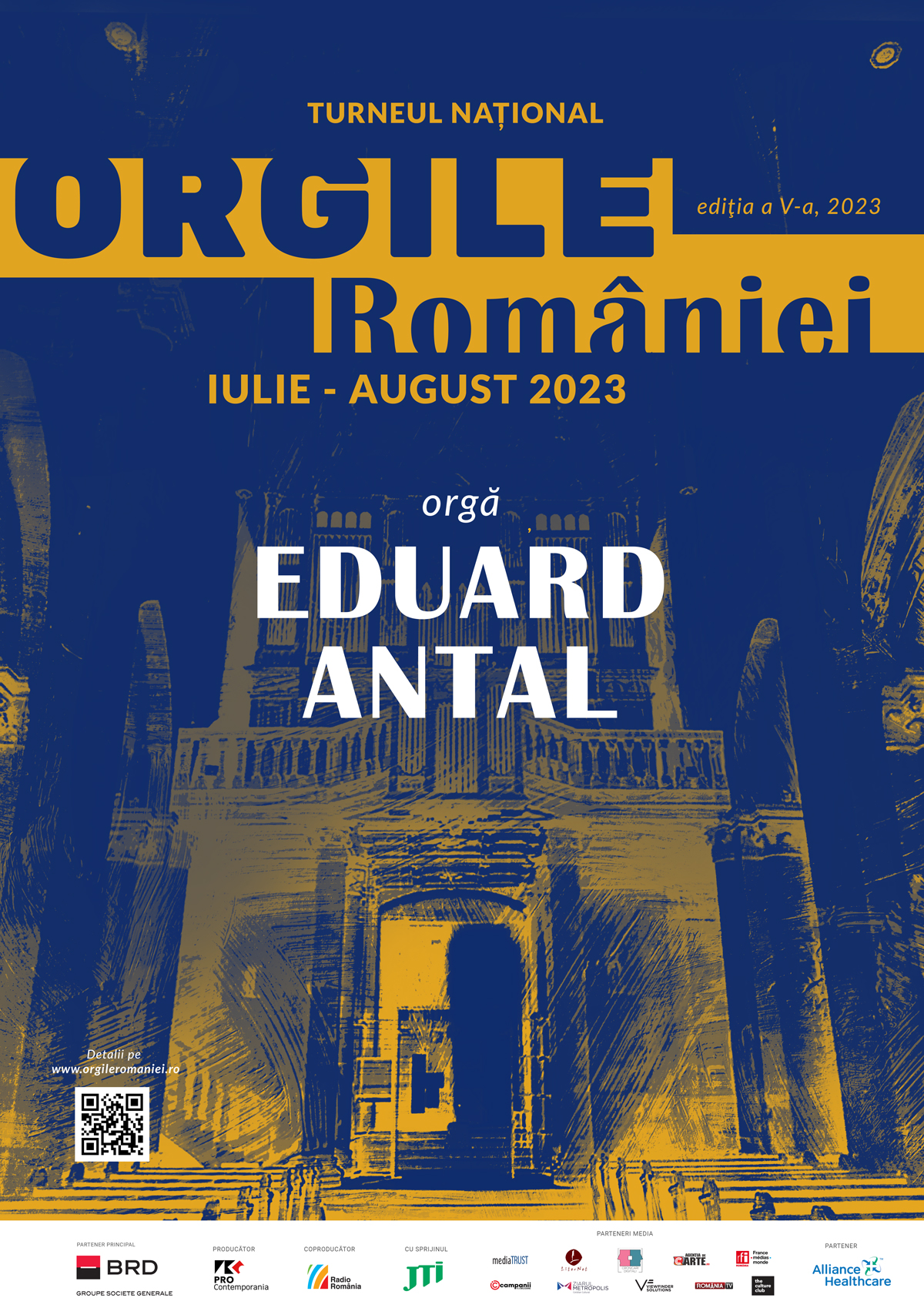 Organistul Eduard Antal ajunge &icirc;n Transilvania cu ediţia a V-a a Turneului Naţional Orgile Rom&acirc;niei