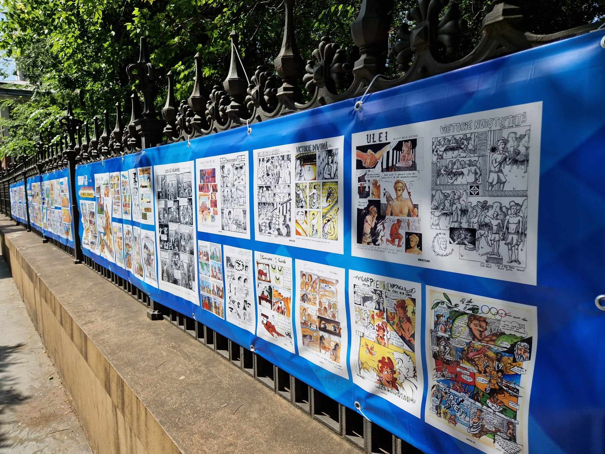 Expoziție outdoor - Olimpiada de benzi desenate, ediția a IV-a