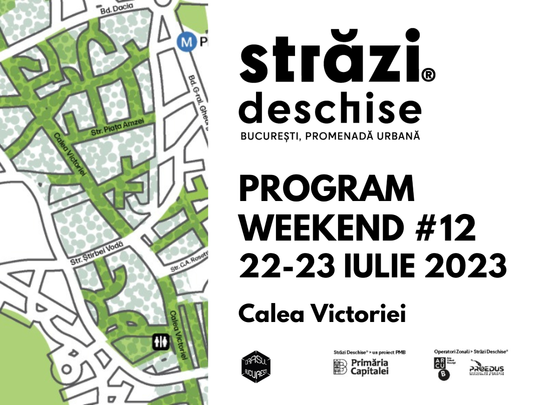 Weekend muzical pe Calea Victoriei. Miniconcerte pop, pop-rock, hip-hop, jazz și funk, pe 22 și 23 iulie, la „Străzi deschise”