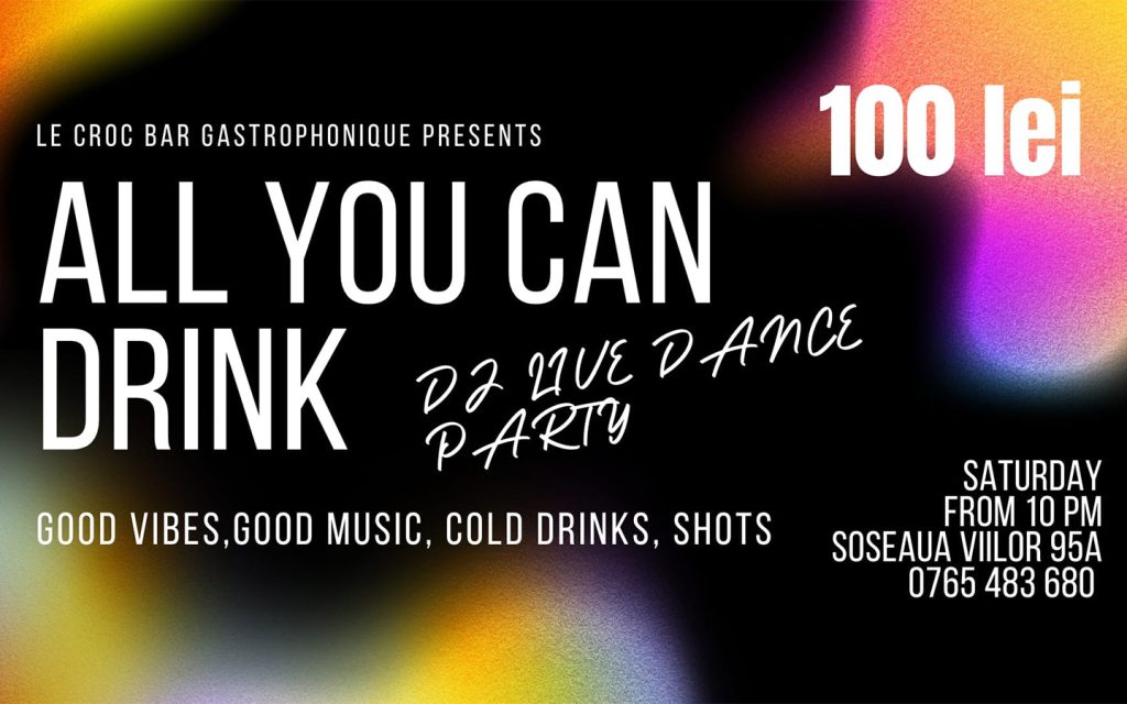 Dance Party: All You Can Drink