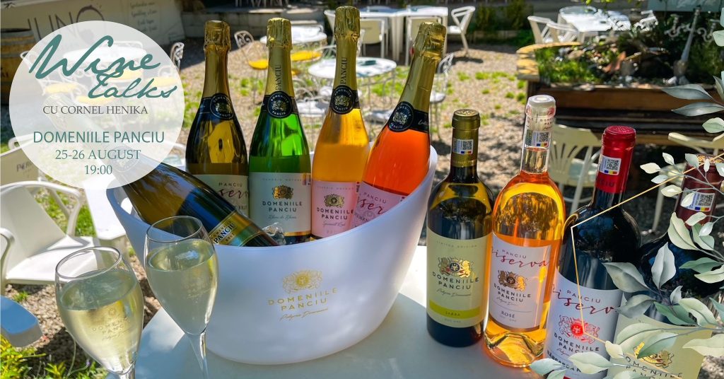 Domeniile PANCIU Ia #WineTalks cu Cornel Henika @ Juno Wine Garden 25 și 26 AUGUST 2023 ORA 19:00 Juno Wine Garden, Brașov