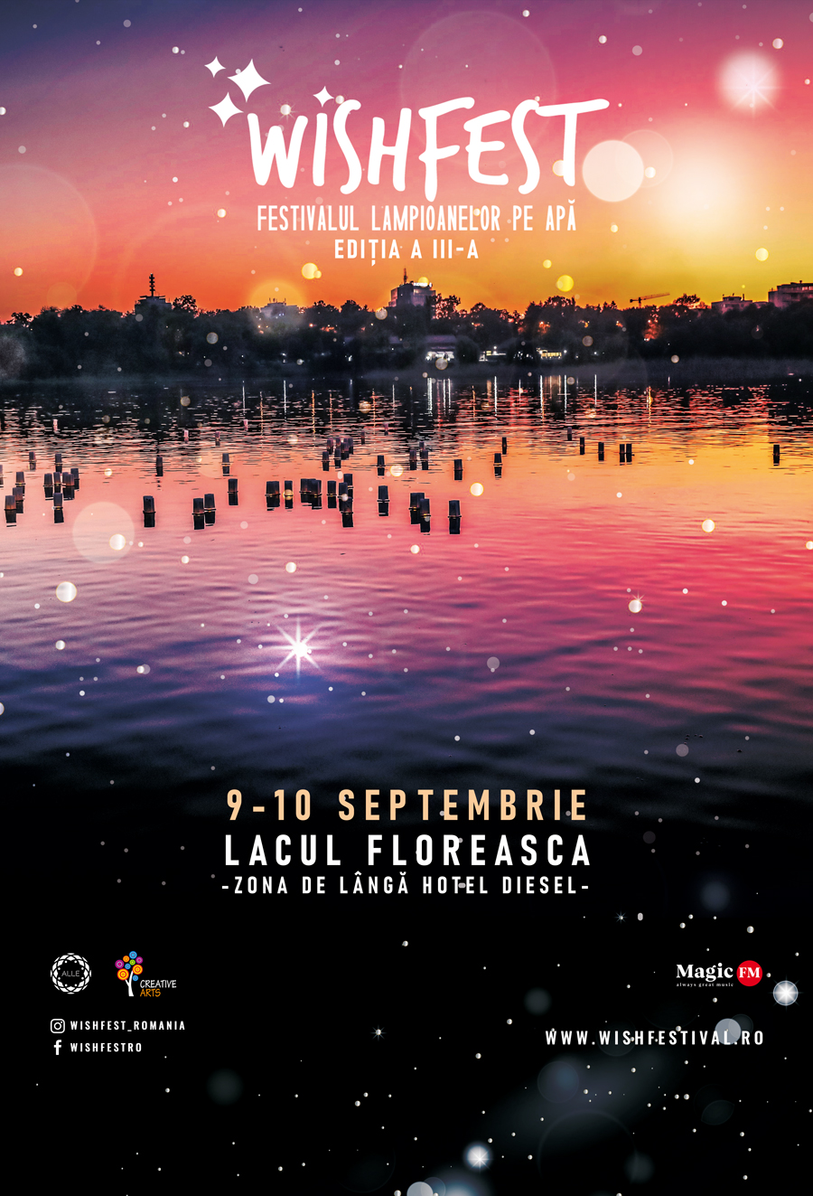 A III-a ediție a WishFest, festivalul lampioanelor pe apă, are loc &icirc;n Capitală, pe 9 și 10 septembrie