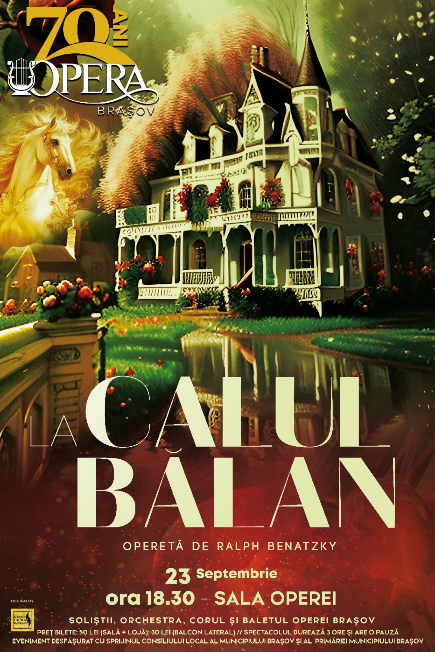 &bdquo;La calul bălan&rdquo; revine pe scena Operei Brașov!