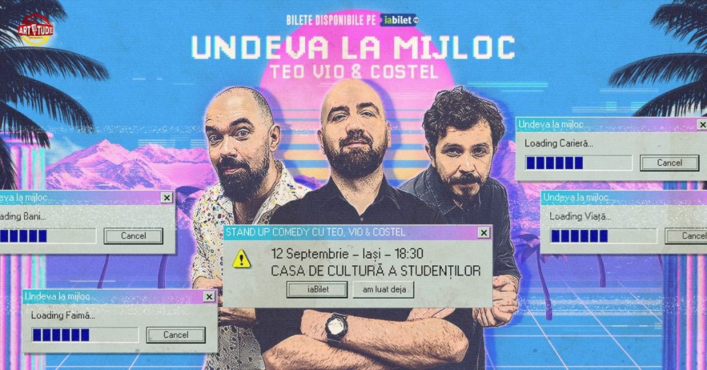 Show de stand-up comedy: Teo, Vio și Costel