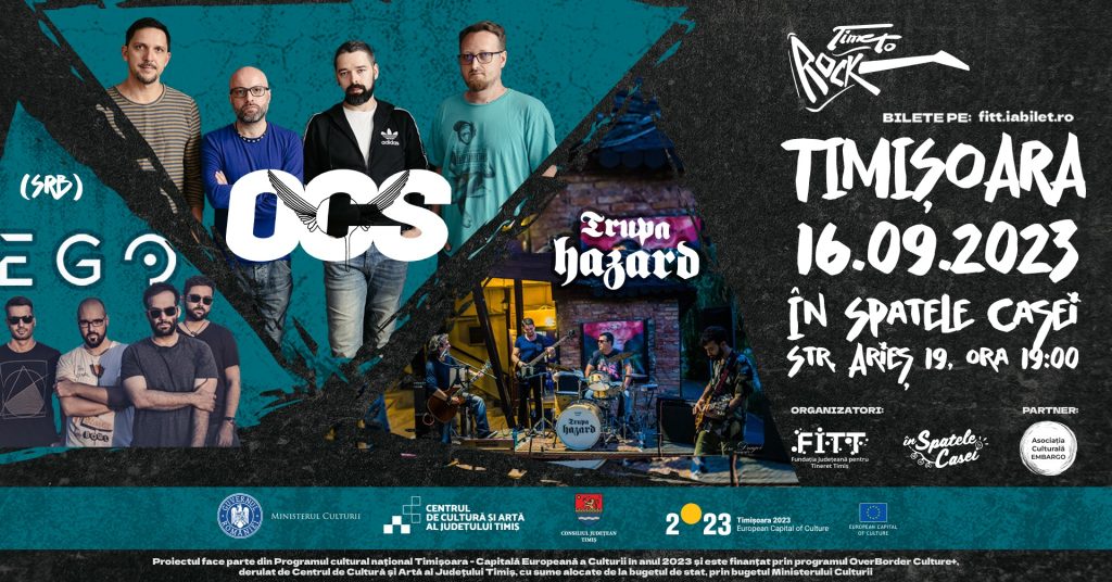 Time to Rock | Omul cu Șobolani / Ego / Hazard @ În Spatele Casei