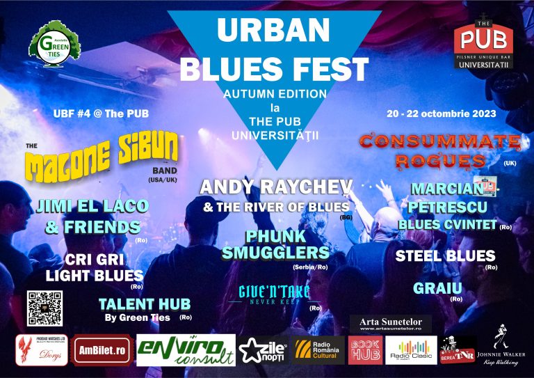 S-au pus în vânzare biletele de o zi la Urban Blues Fest #4!