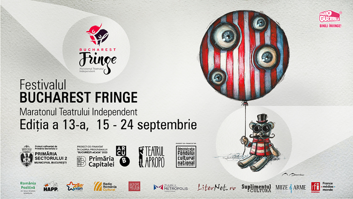 &Icirc;ncepe Festivalul Bucharest Fringe - Maraton de teatru independent fresh și inovator, la București!