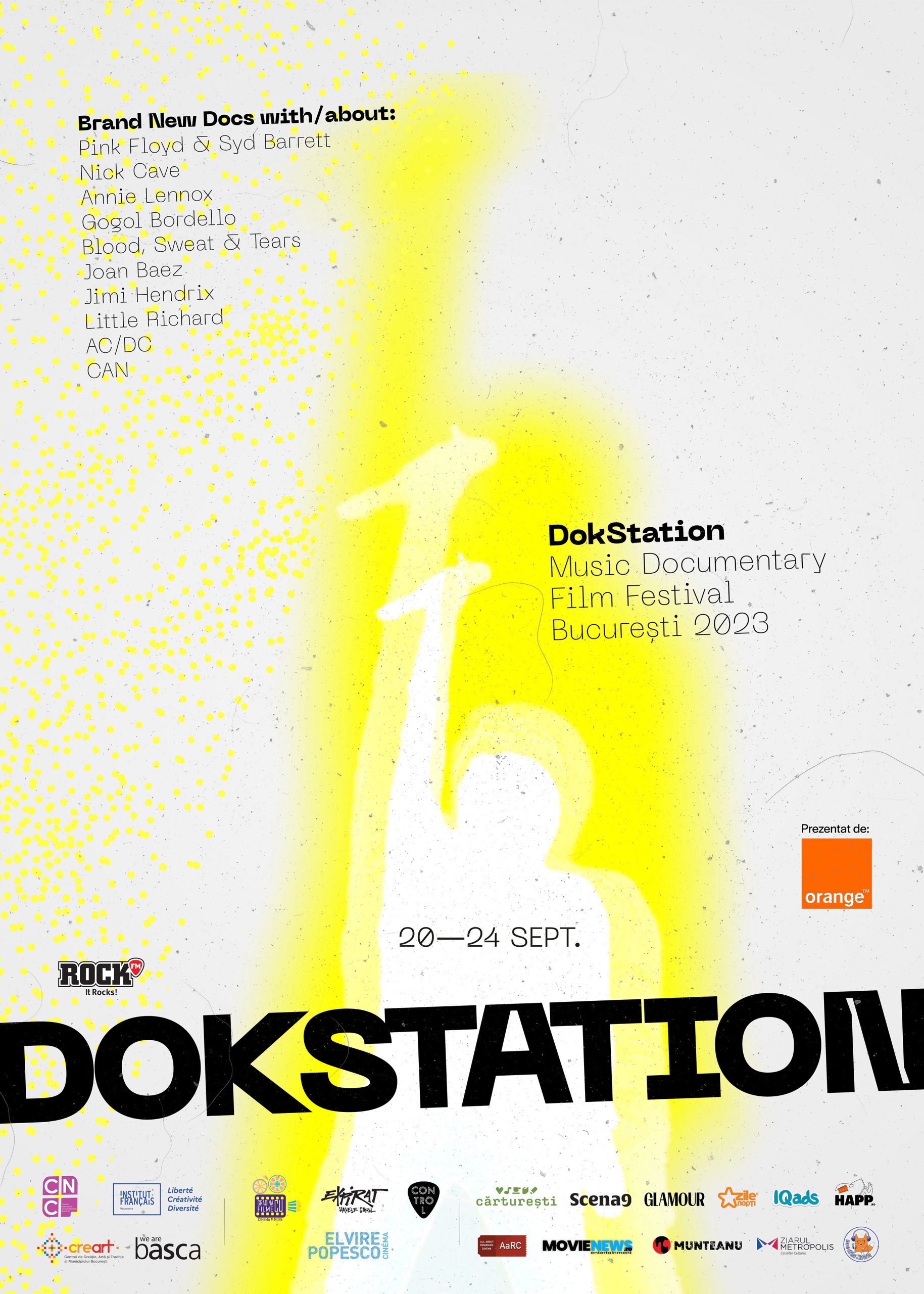 Începe DokStation Music Documentary Film Festival - ediția a 7-a (București, 20-24 septembrie)