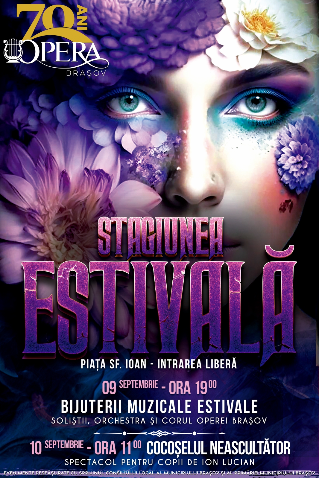  &bdquo;Bijuterii muzicale estivale&rdquo; și &bdquo;Cocoșelul neascultător&rdquo; &icirc;nchid stagiunea estivală a Operei Brașov!