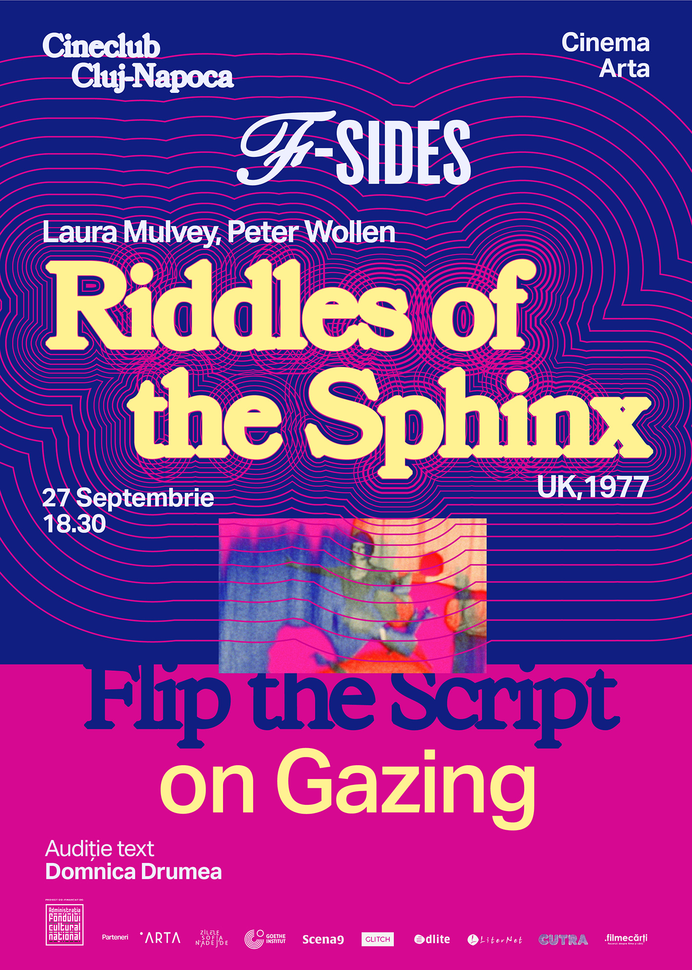 F-SIDES Cineclub prezintă în luna septembrie filmul britanic Riddles of the Sphinx (1977), la Cluj-Napoca