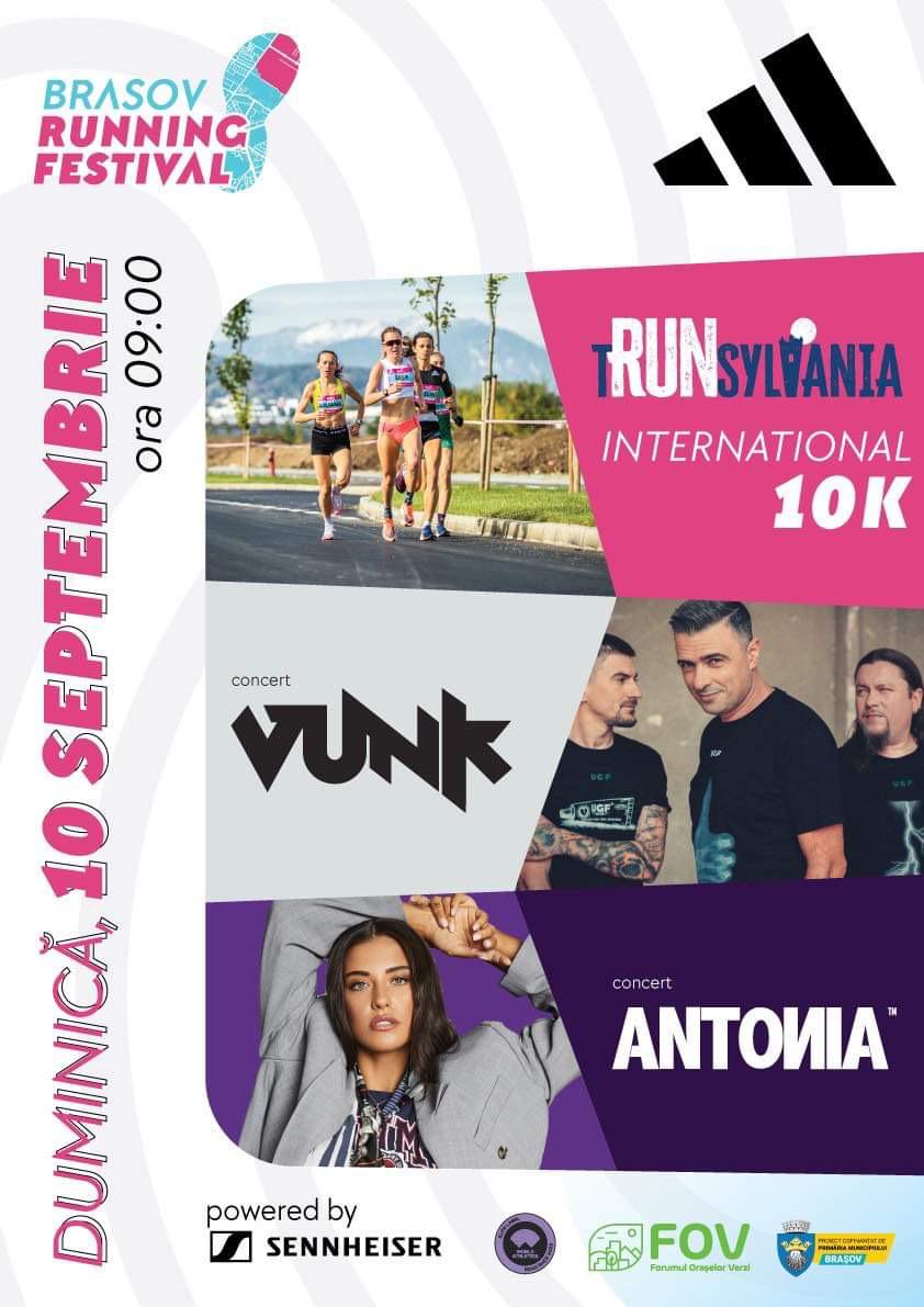 Brașov Running Festival, unul dintre cele mai așteptate evenimente sportive ale anului, pregătește spectacole muzicale de excepție pentru toți participanții - alergători sau fani ai muzicii de calitate.