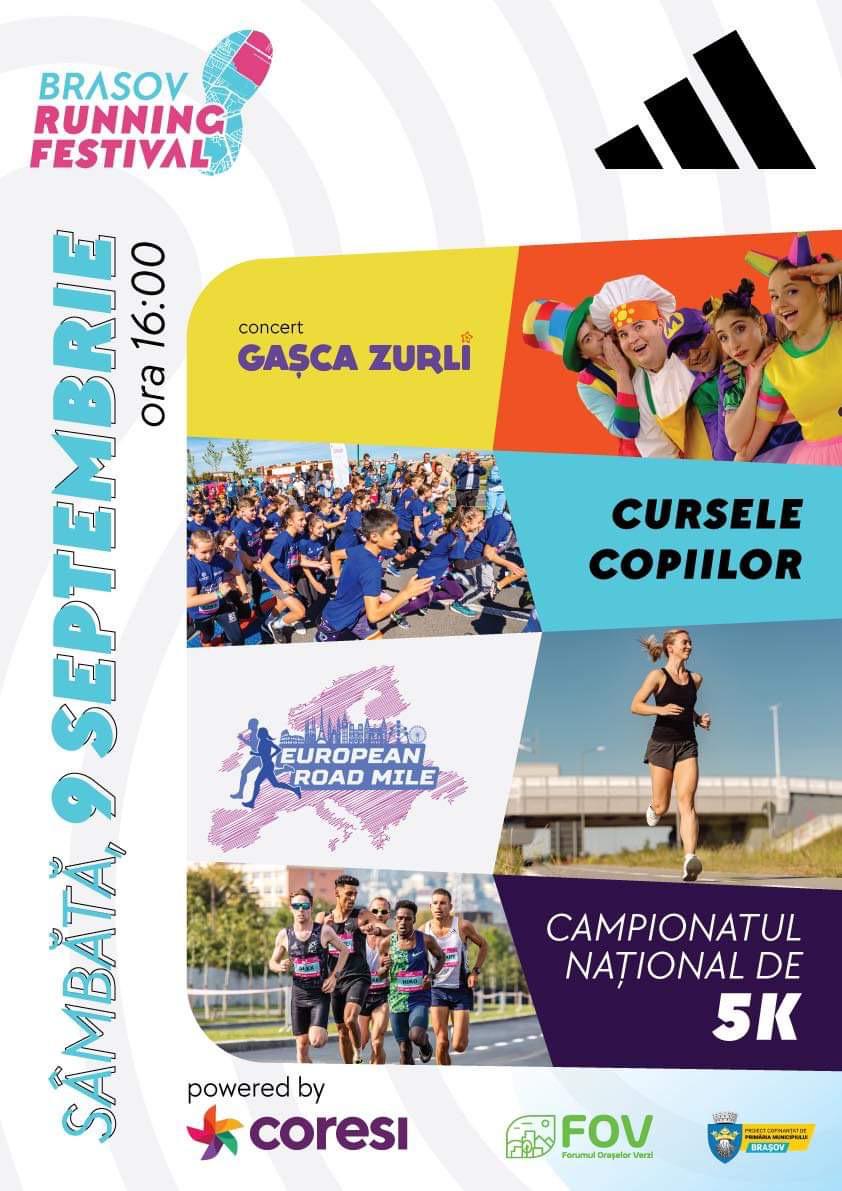Brașov Running Festival, unul dintre cele mai așteptate evenimente sportive ale anului, pregătește spectacole muzicale de excepție pentru toți participanții - alergători sau fani ai muzicii de calitate.