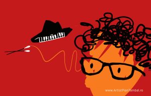 Pianistul Cătălin Răducanu, concert în aer liber la Grădina cu Filme din București, în Turneul Național Un artist, un pian și un țambal - clasic, jazz, folclor