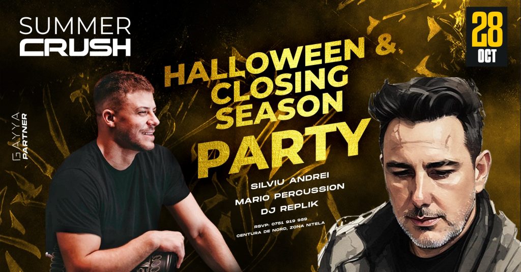 Halloween & Closing Season
