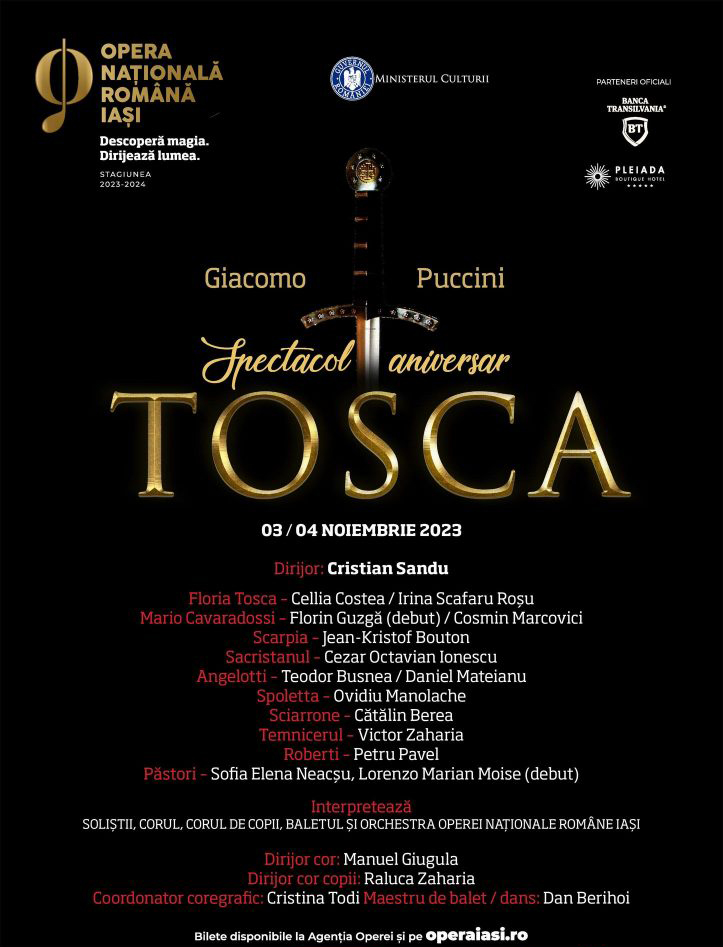 Spectacolele lunii Noiembrie la Opera din Iași