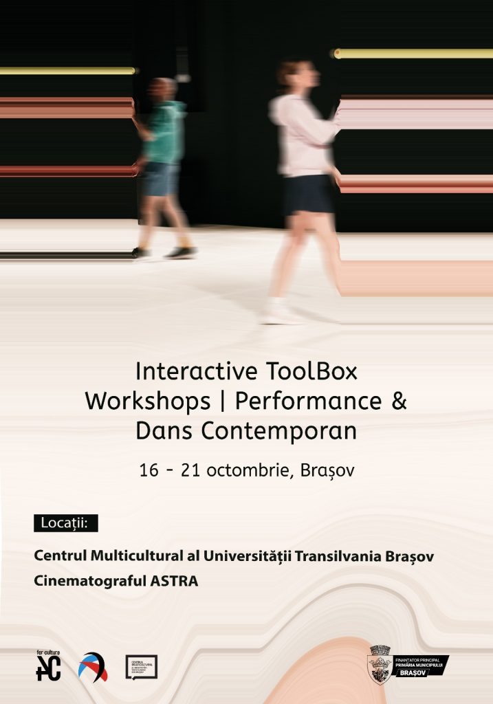 Interactive ToolBox @ Cinema Astra și Centrul Multicultural al Universității Transilvania 16-21 OCTOMBRIE 2023 Cinema Astra și Centrul Multicultural al Universității Transilvania, Brașov