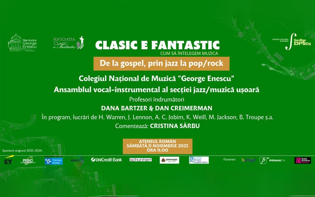 Clasic e fantastic. Cum să înțelegem muzica | De la gospel, prin jazz la pop/rock