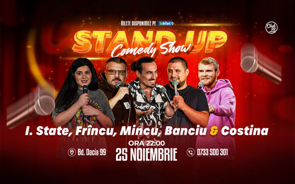 Ioana State, Frînculescu, Mincu, Banciu & Tudor Costina | Stand Up Comedy