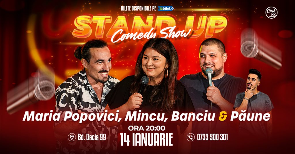 Maria Popovici, Mincu, Banciu - Florentin Păune | Stand Up Comedy