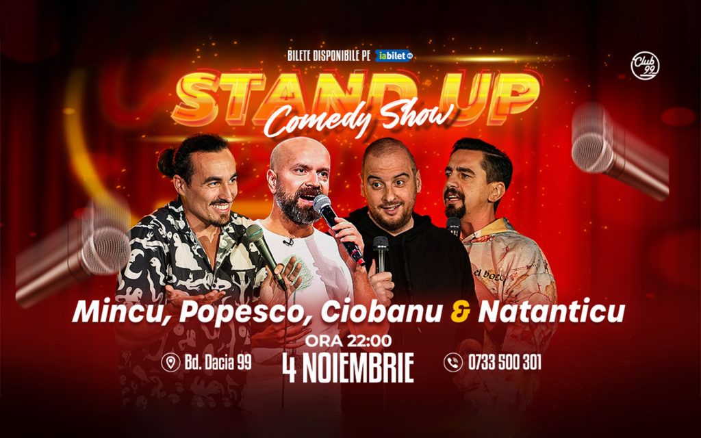 Mincu, Cristi Popesco, Andrei Ciobanu & Natanticu | Stand Up Comedy