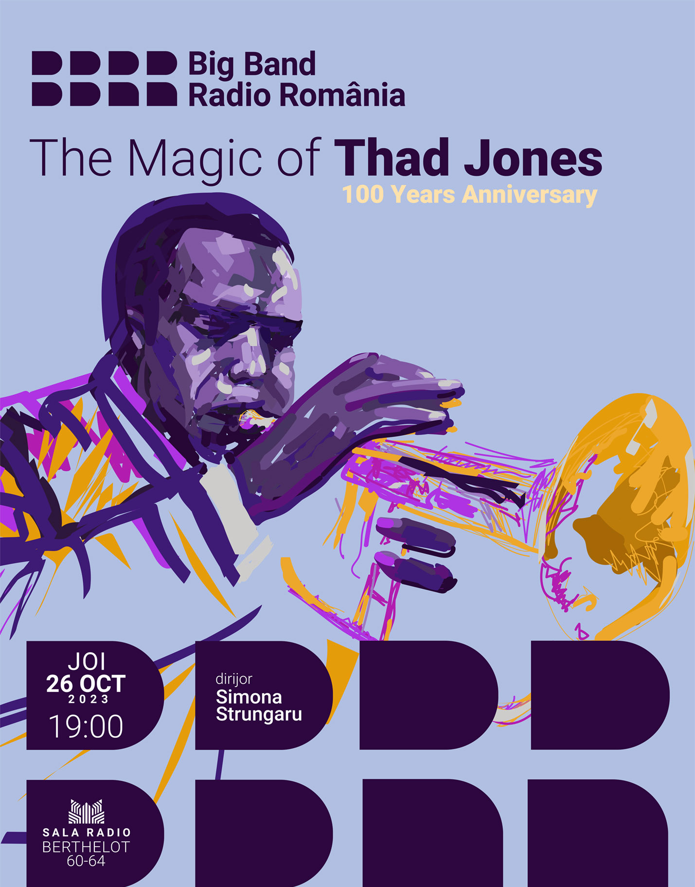 THE MAGIC OF THAD JONES - 100 Years Anniversary, deschide stagiunea de jazz la Sala Radio
