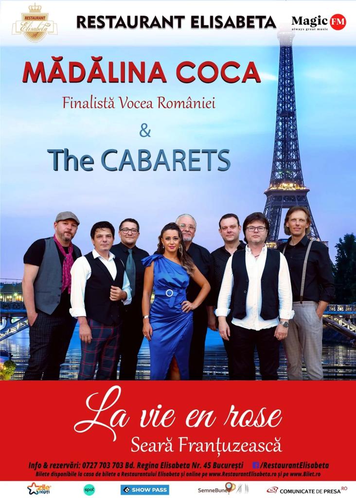 Mădălina Coca, finalista Vocea Rom&acirc;niei,&nbsp; seară franțuzească &bdquo;La vie en rose&rdquo; la Teatrul Elisabeta