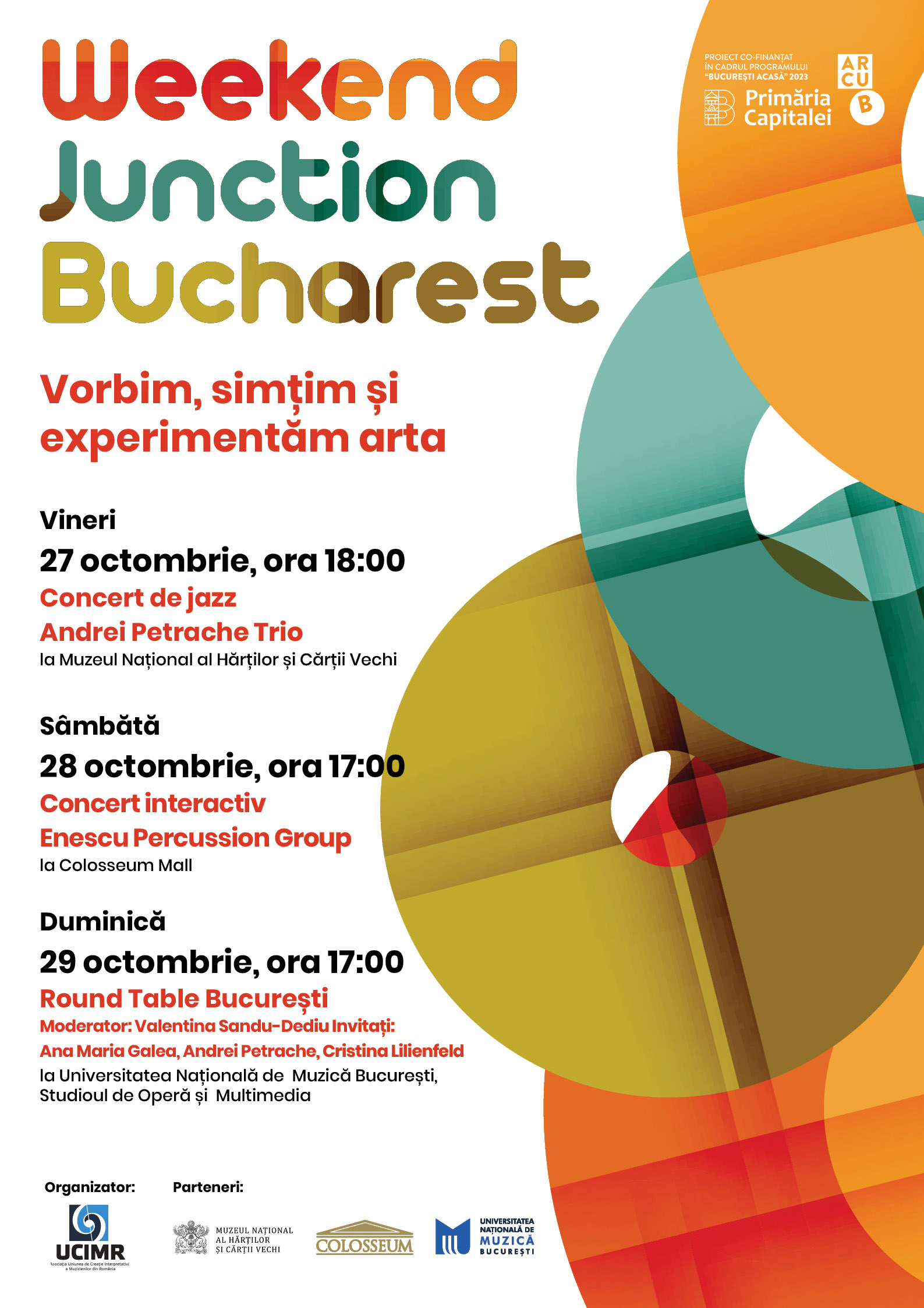 UCIMR anunță începerea proiectului „Weekend Junction Bucharest”