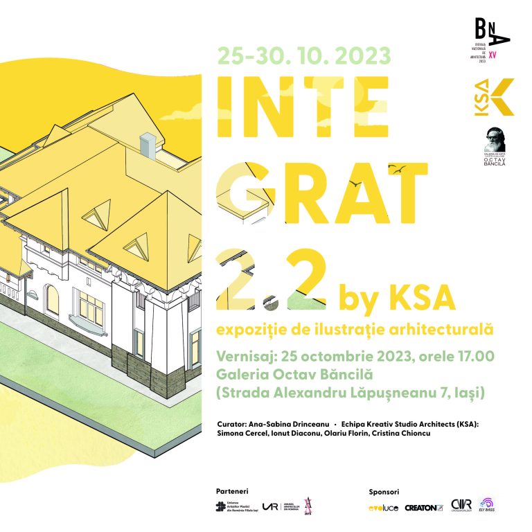 Ilustrația și instalația arhitecturală reunite în proiectul INTEGRAT 2.2 by KSA