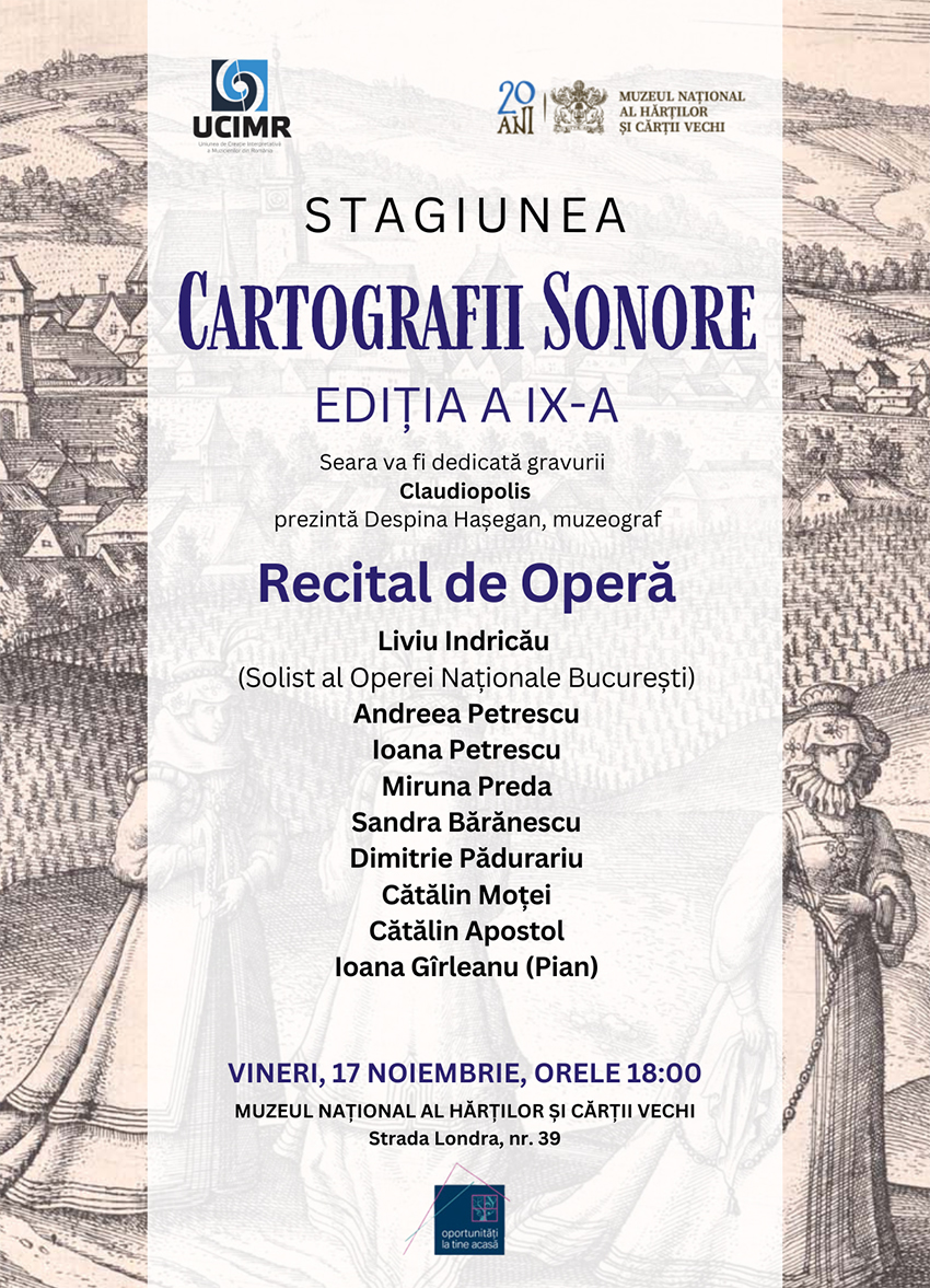 Cartografii Sonore, Ediția a IX-a, Recital Arii de Operă