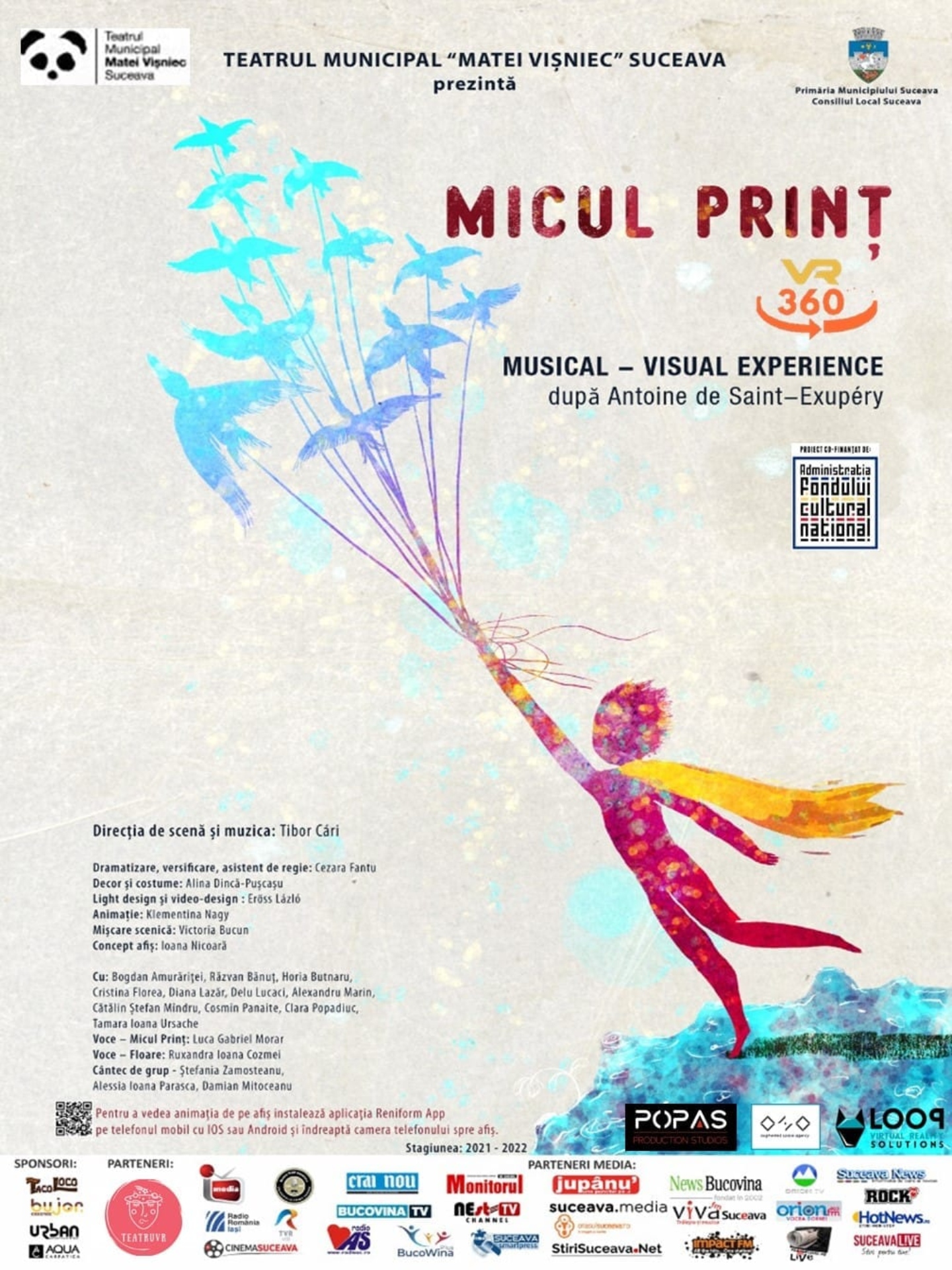 MICUL PRINȚ &ndash; VR360 după Antoine de Saint Exup&eacute;ry