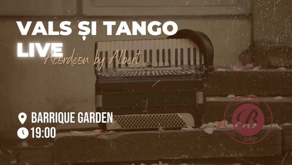 Muzică Live. Vals & Tango @ Barrique Garden 3 NOIEMBRIE 2023 ORA 19:00 Barrique Garden, Brașov