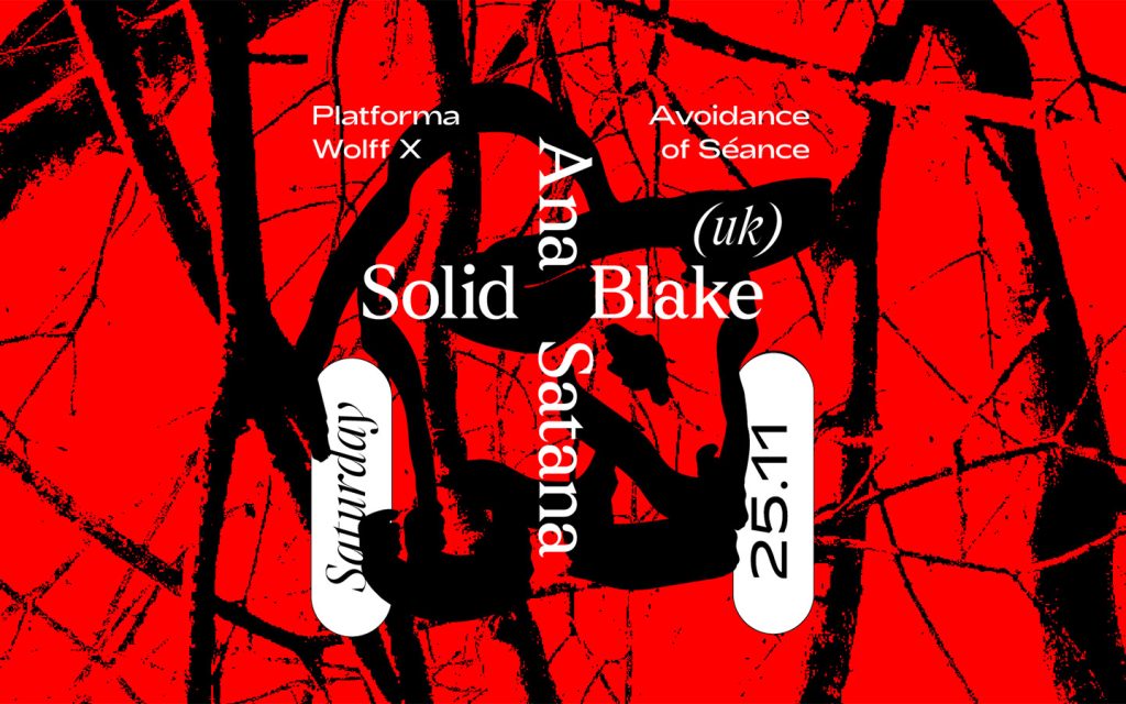 Platforma Wolff x Avoidance Of Séance • Solid Blake, Ana Satana