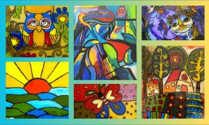 Sâmbătă, 16 decembrie: ”O lume colorată de copiii din familiile numeroase” – expoziție de pictură pe sticlă