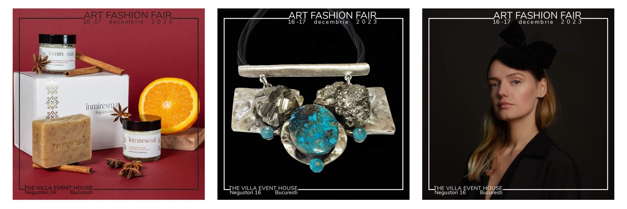 Vino weekend-ul acesta la Art Fashion Fair sa alegem impreuna cele mai faine cadouri Made in Ro, sa descoperi noutățile din designul contemporan autohton și să cunoști oamenii din spatele celor mai de succes branduri rom&acirc;nești de fashion și lifestyle.&nbsp;