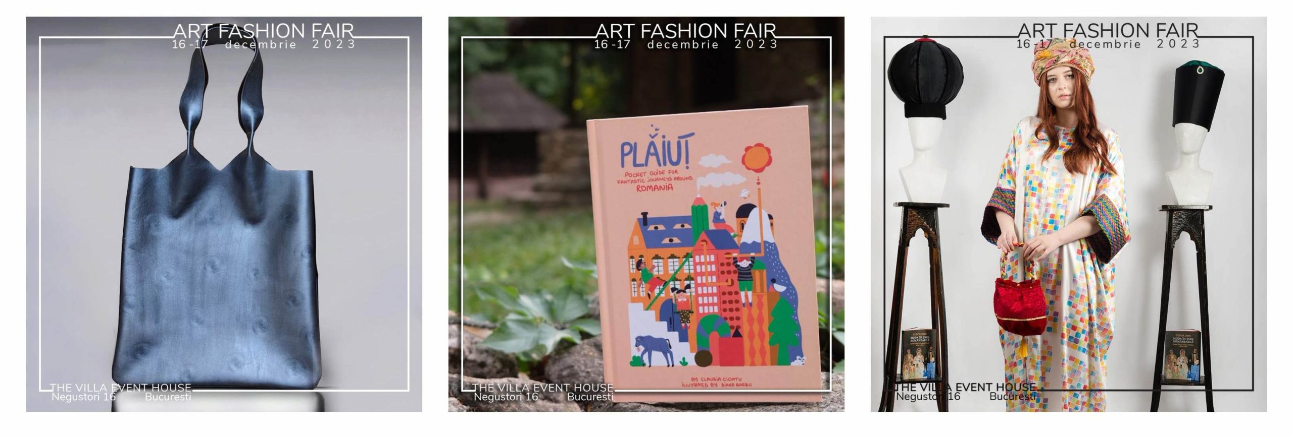 Vino weekend-ul acesta la Art Fashion Fair sa alegem impreuna cele mai faine cadouri Made in Ro, sa descoperi noutățile din designul contemporan autohton și să cunoști oamenii din spatele celor mai de succes branduri rom&acirc;nești de fashion și lifestyle.&nbsp;