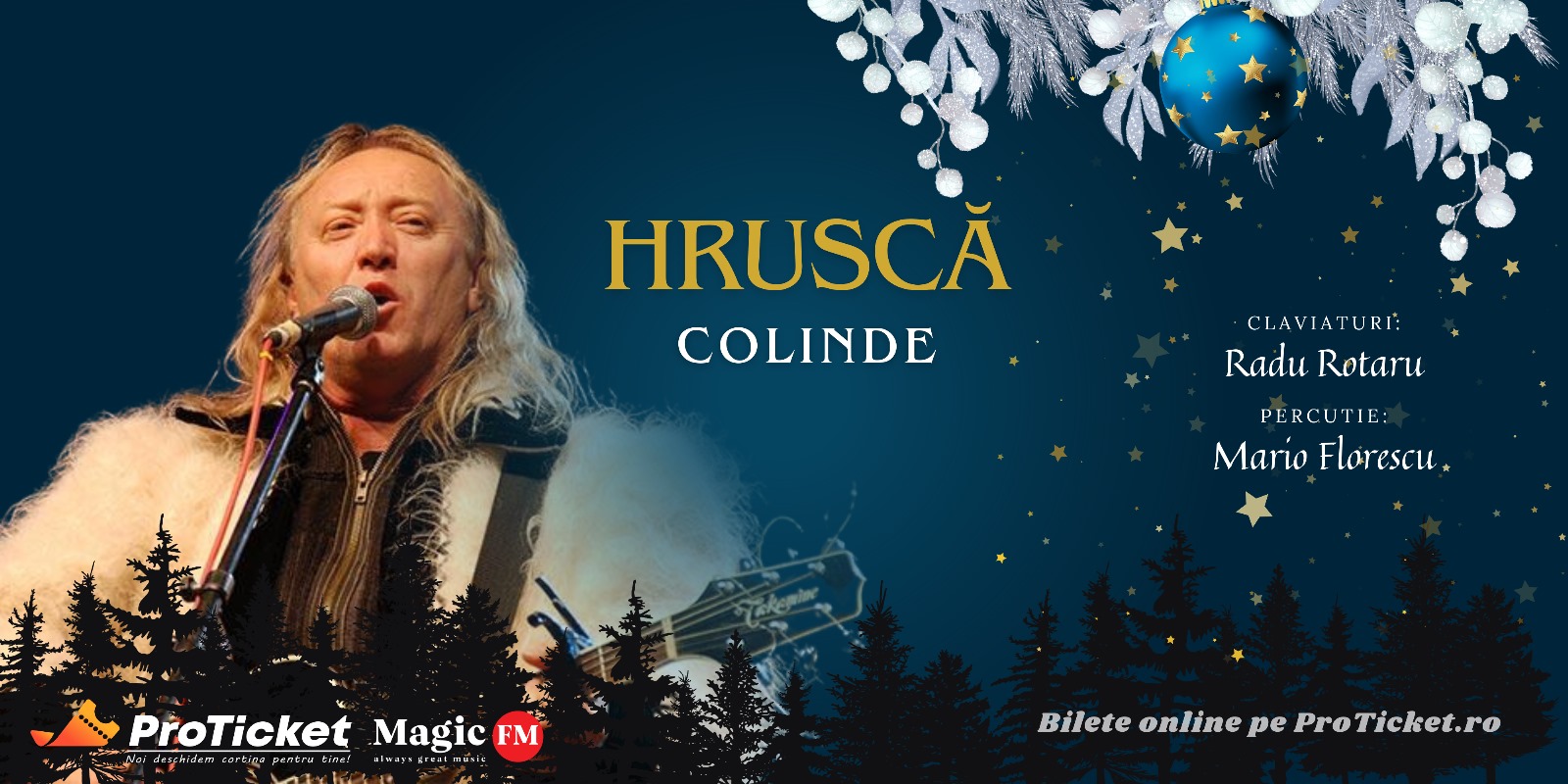 ȘTEFAN HRUŞCĂ a început Turneul Național de Colinde 2023, cu 2 spectacole cu casa închisă la Timișoara