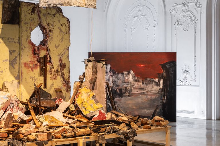 MNAC 20Bis Eugen Raportoru. Patrimoniu, MNAC Bucureşti, 02.11.2023 – 31.03.2024, vedere din expoziţie