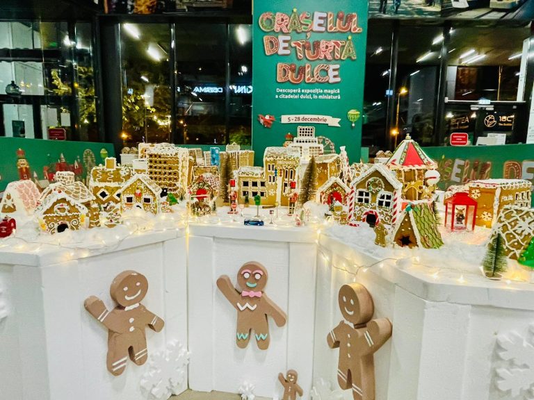 Tărâm de Poveste pentru toată familia în centrul comercial drumul taberelor: expoziția orășelului de turtă dulce