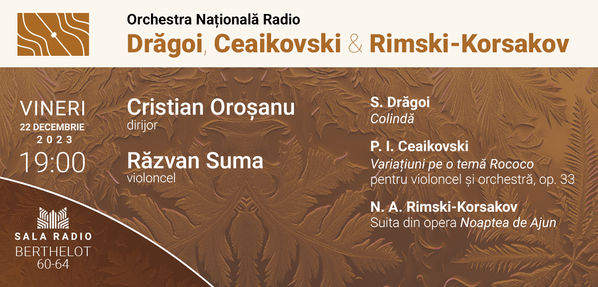 Suita din opera „Ajun de Crăciun” - Nikolai Rimski-Korsakov, încheie anul la Sala Radio!