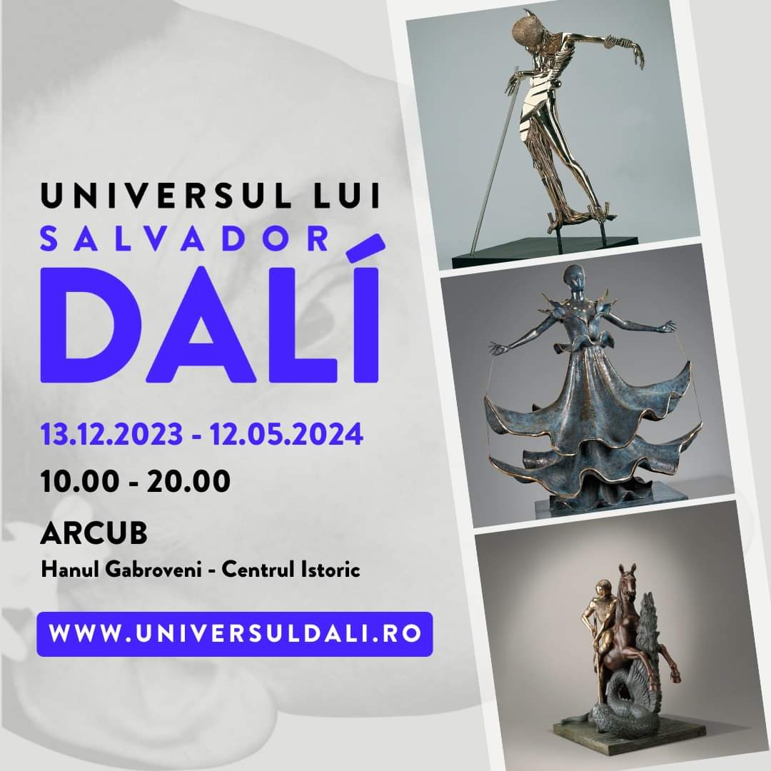 Premieră în România: cea mai mare expoziție dedicată lui Salvador Dalí, la ARCUB. au mai rămas câteva zile până la Marea Deschidere