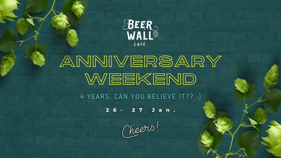 Beer Wall 4th Anniversary