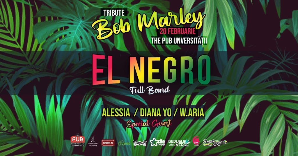El Negro - Bob Marley tribute | The PUB Trocadero