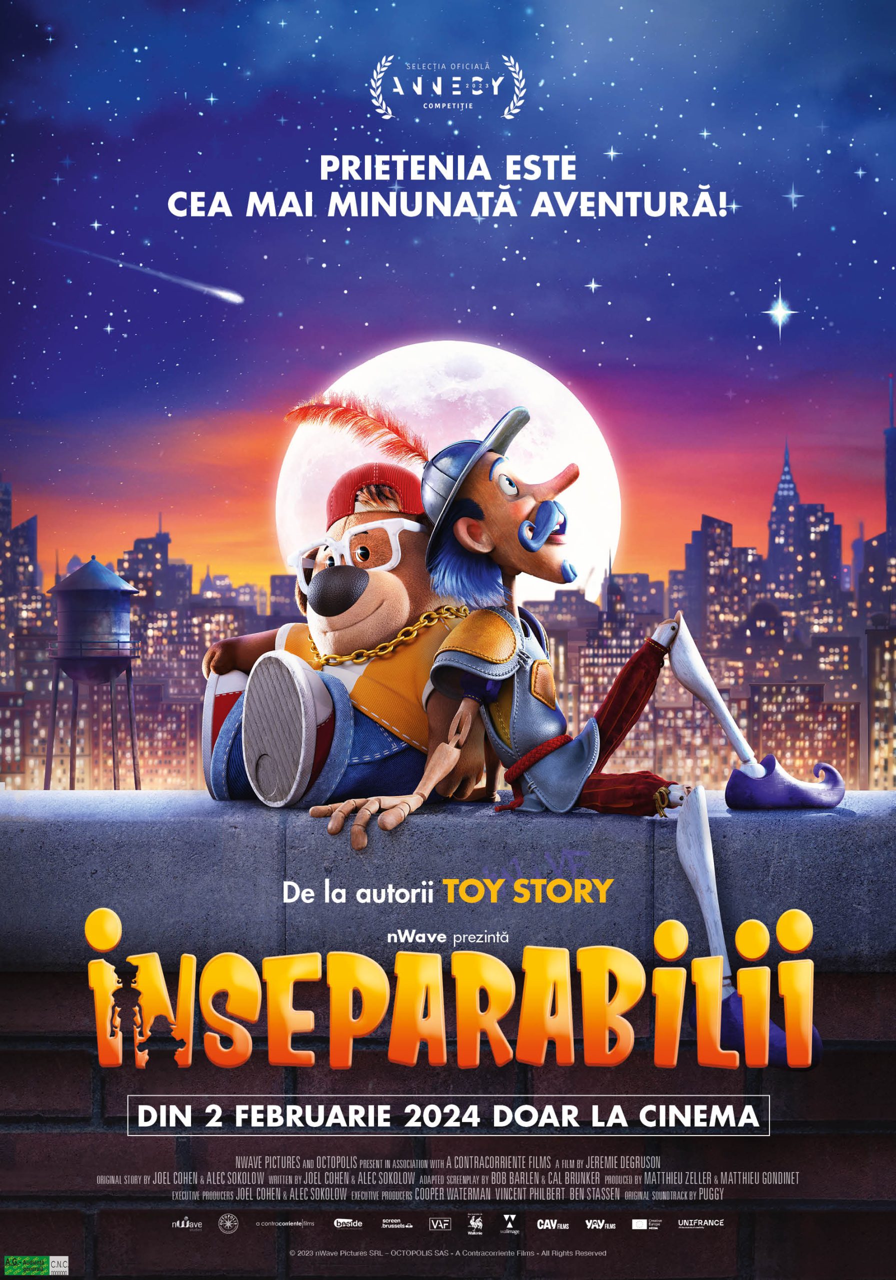 Noua animație de la autorii TOY STORY ajunge &icirc;n cinematografele din Rom&acirc;nia distribuită de CAY Films: Inseparabilii!&nbsp;