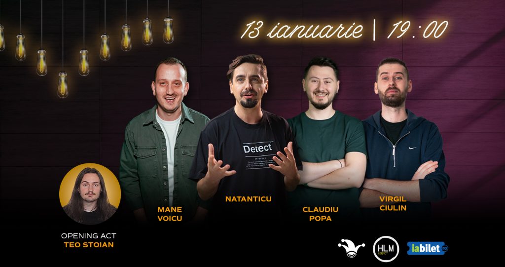 Stand-up comedy cu Natanticu, Mane Voicu, Claudiu Popa și Virgil Ciulin