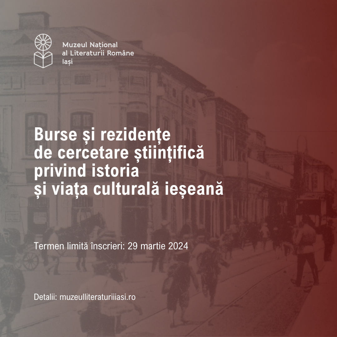 Burse și rezidențe de cercetare științifică „Junimea” – apel deschis la candidaturi